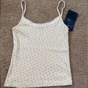 Brandy Melville Skylar Eyelet Top